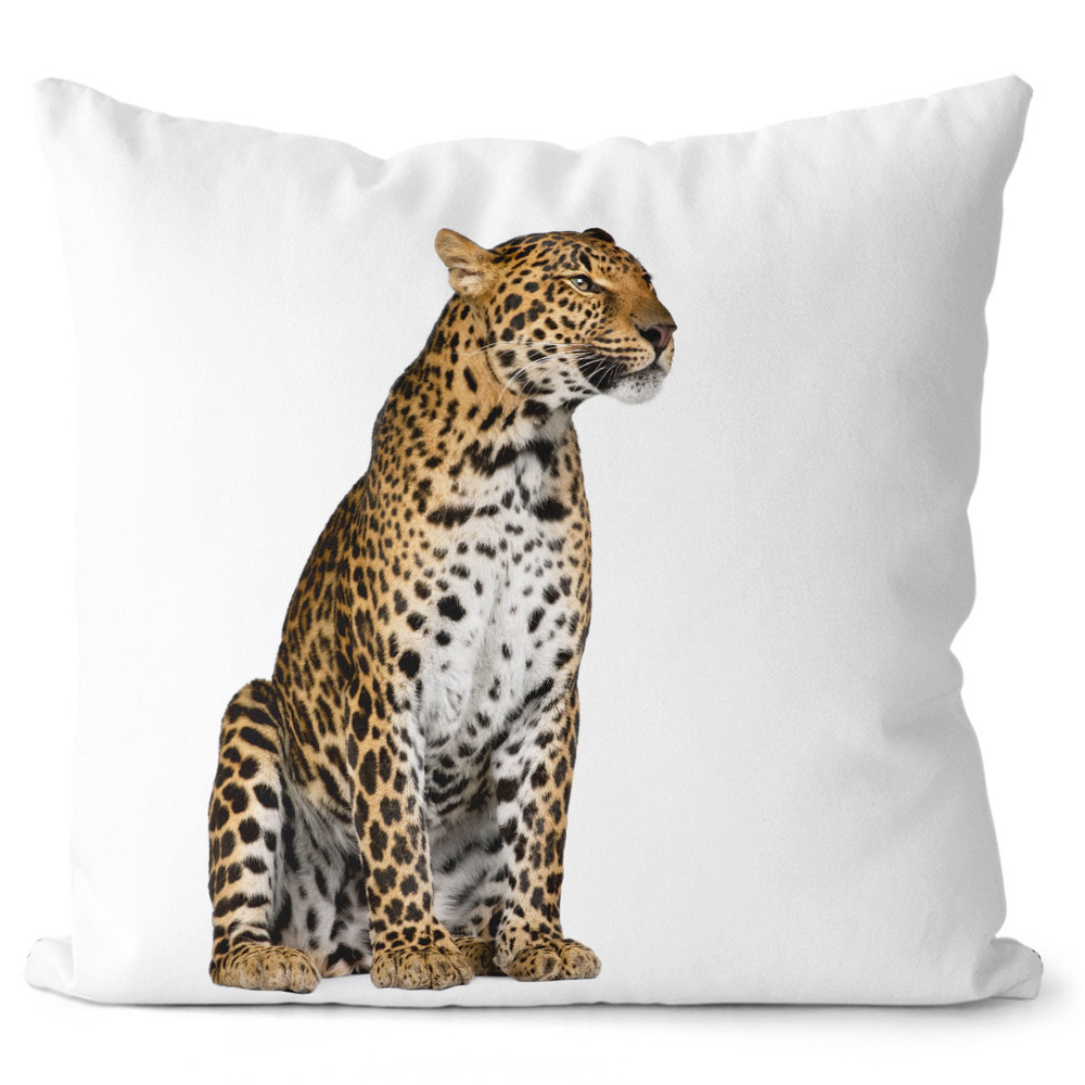 IMPAR Polštář Sedící gepard 40x40 cm (Velikost: 55 x 55 cm)