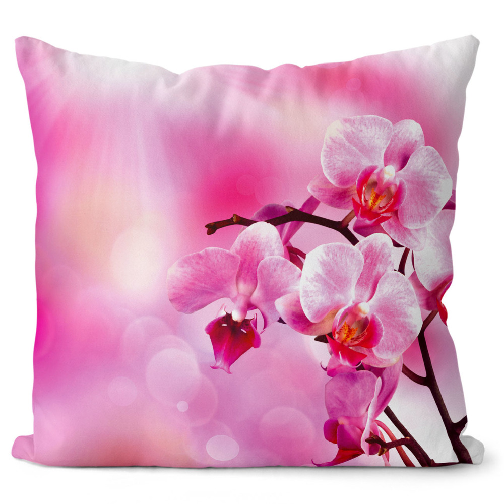 IMPAR Polštář Růžová orchidej 40x40 cm (Velikost: 55 x 55 cm)