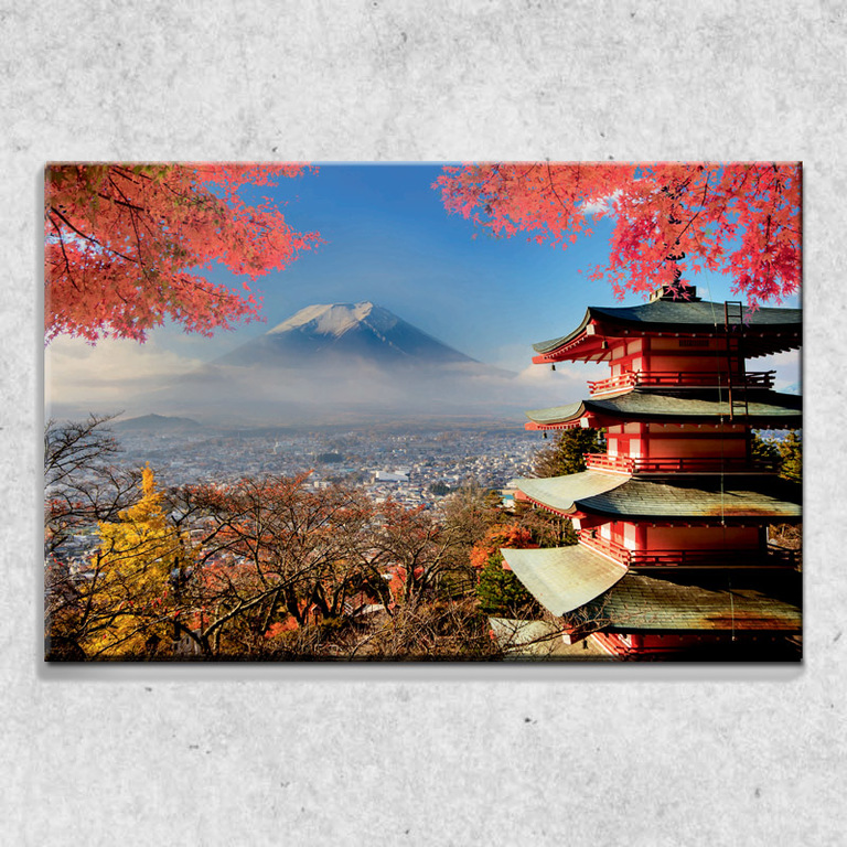 Foto na plátně Hora Fudži 90x60 cm