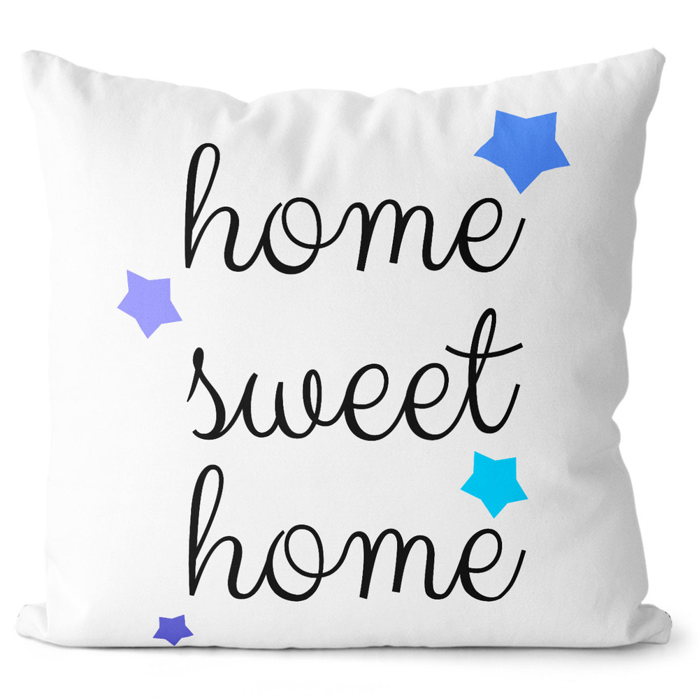 Polštářek Home Sweet Home - stars (Velikost: 40 x 40 cm)
