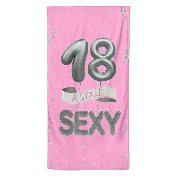 Osuška Stále sexy – růžová (věk: 18)