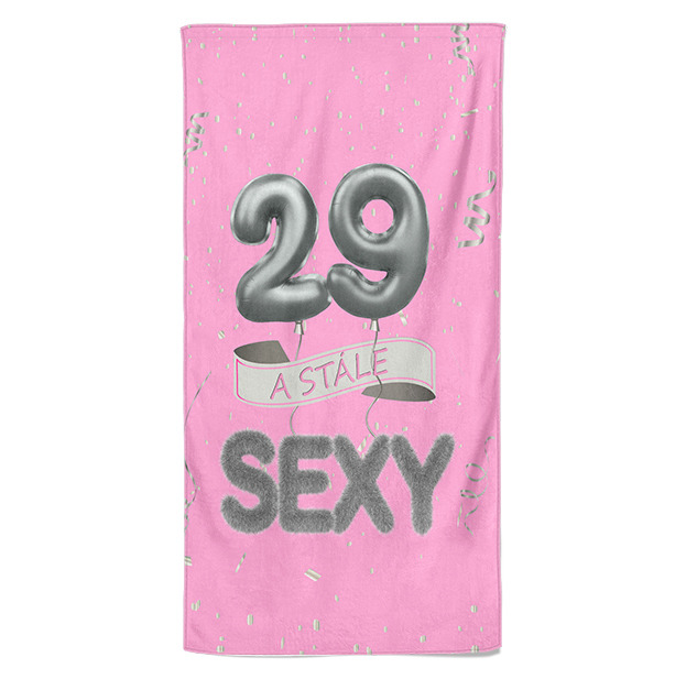 Osuška Stále sexy – růžová (věk: 29)