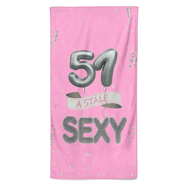 Osuška Stále sexy – růžová (věk: 51)
