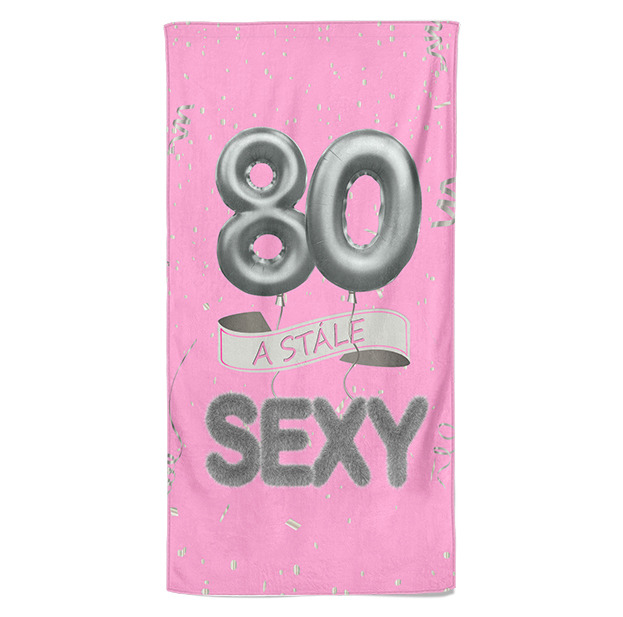 Osuška Stále sexy – růžová (věk: 80)