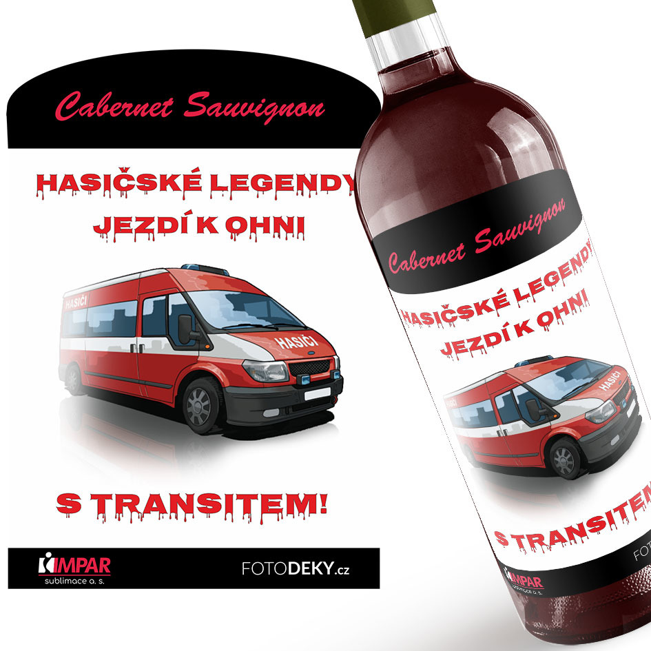 Víno Hasičské legendy – Transit (Druh Vína: Červené víno)