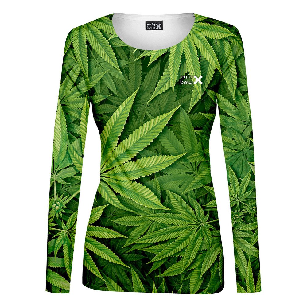 Tričko Cannabis – dámské (dlouhý rukáv) (Velikost: XS)