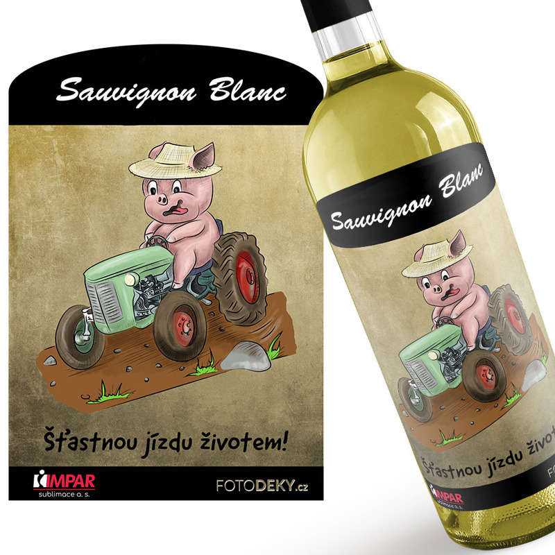 Víno Prasátko a traktor (Druh Vína: Bílé víno)