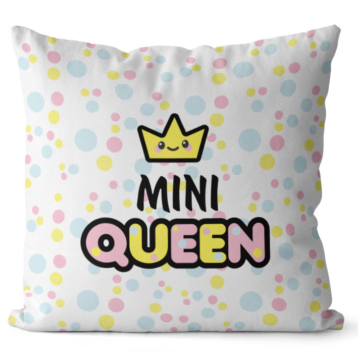 Polštářek Mini queen (Velikost: 40 x 40 cm)