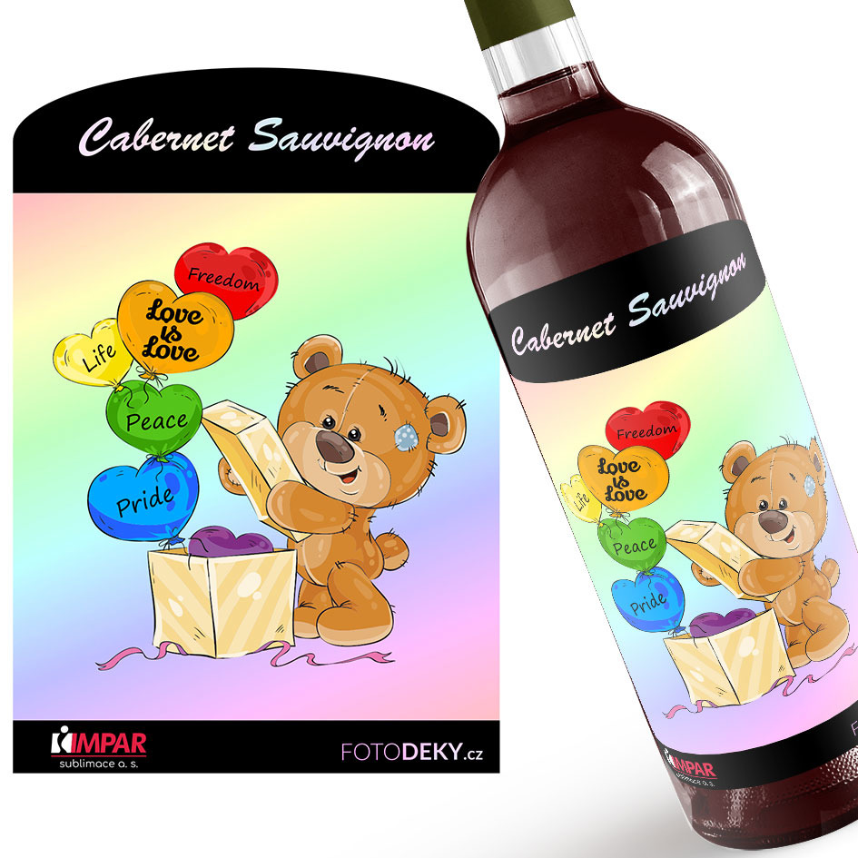 Víno LGBT Balloons (Druh Vína: Červené víno)