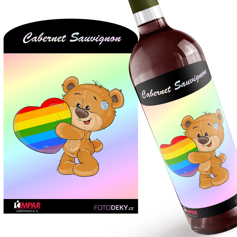 Víno LGBT Bear (Druh Vína: Červené víno)
