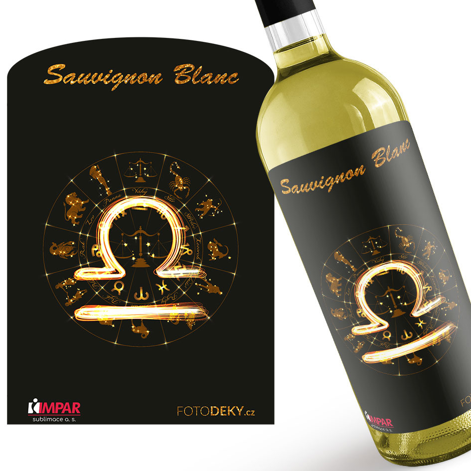 Víno Symbol znamení - Váhy (23.9. - 22.10.) (Druh Vína: Bílé víno)