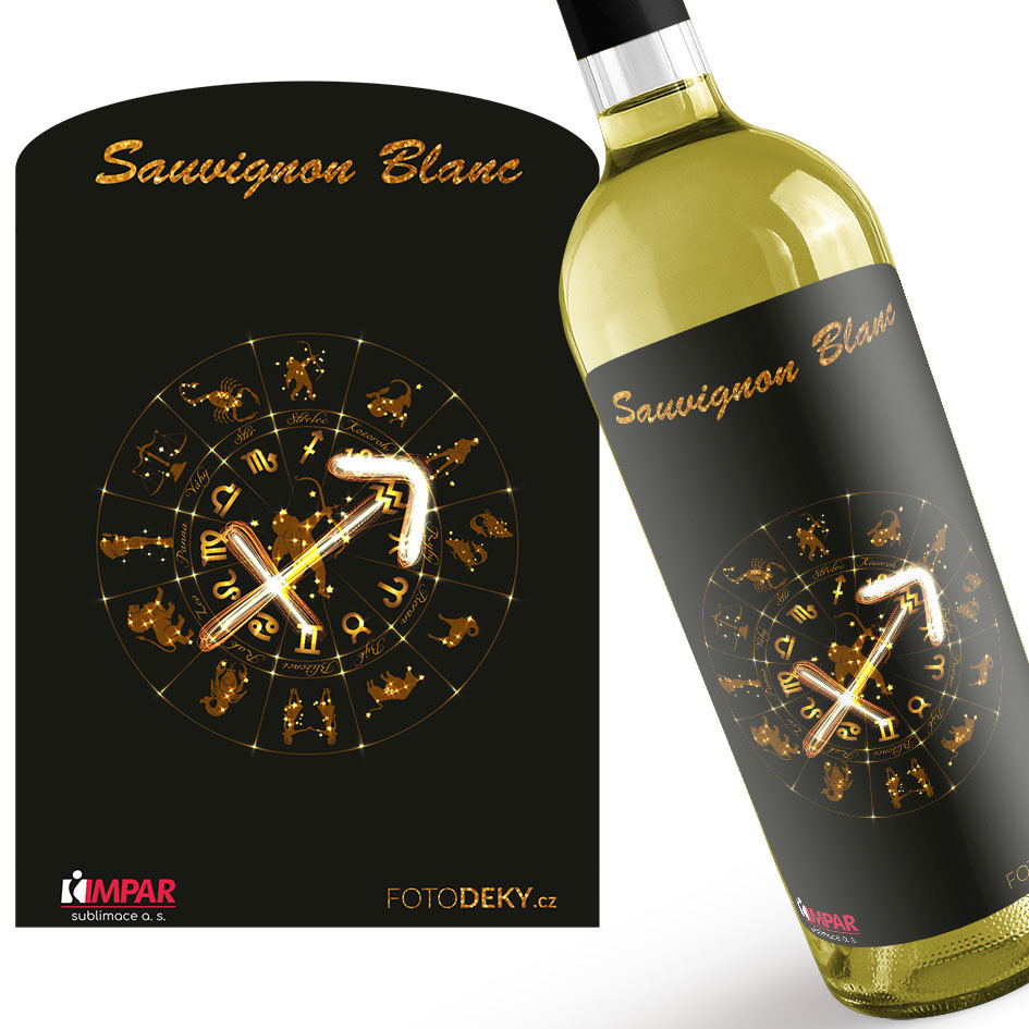 Víno Symbol znamení - Střelec (23.11. - 21.12.) (Druh Vína: Bílé víno)