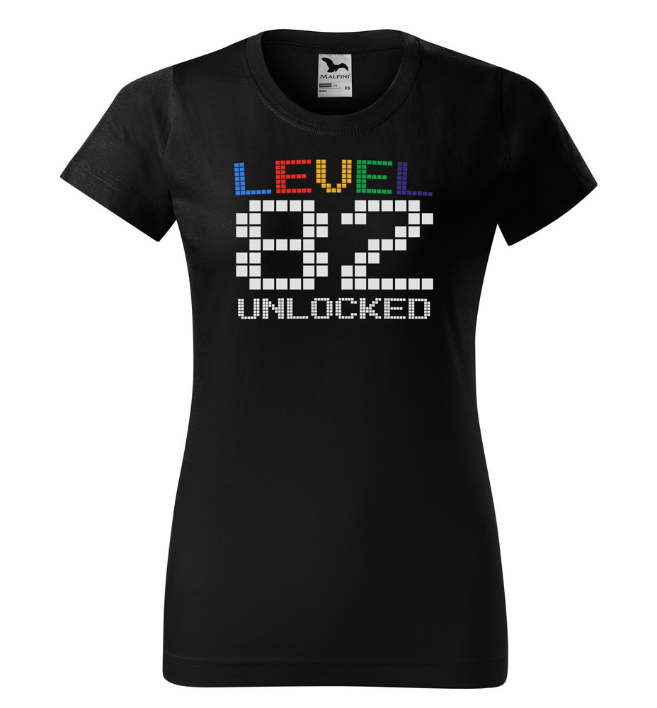 Tričko Level Unlocked (dámské) (věk: 82)