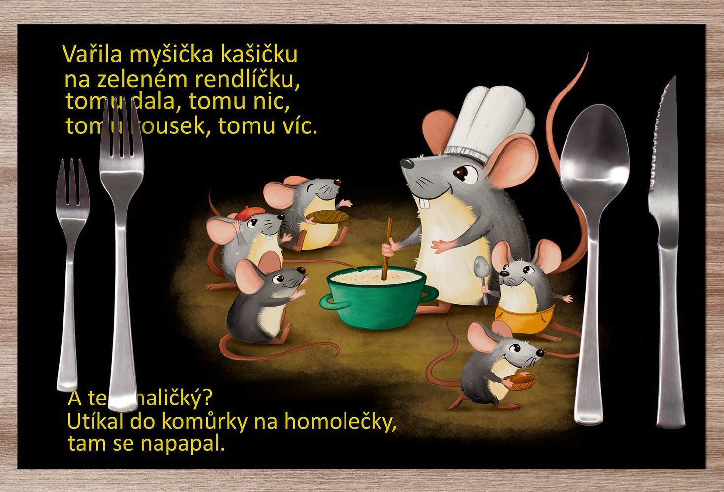 Prostírání Vařila myšička