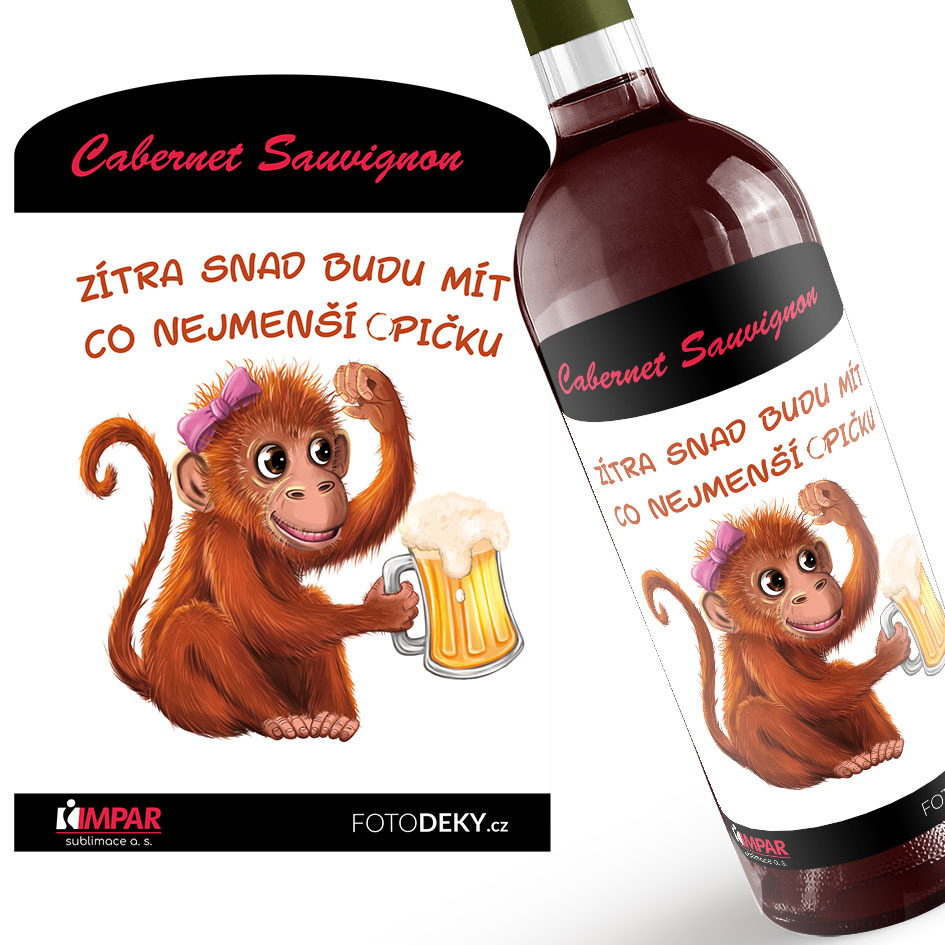 Víno Co nejmenší opičku (Druh Vína: Červené víno)
