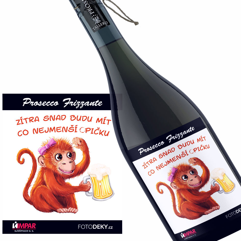 Víno Co nejmenší opičku (Druh Vína: Prosecco)