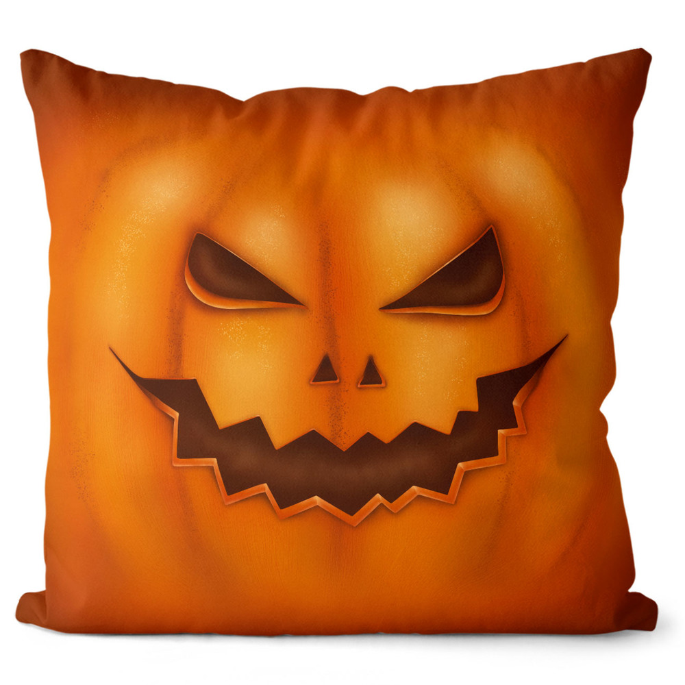 Polštářek Pumpkin face (Velikost: 40 x 40 cm)