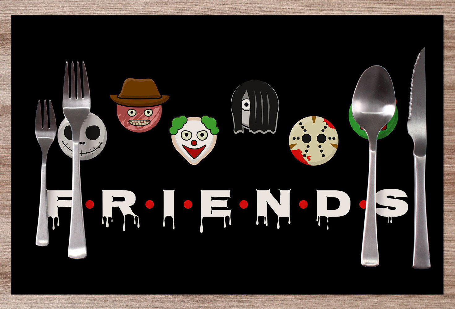 Prostírání Friends horror edition