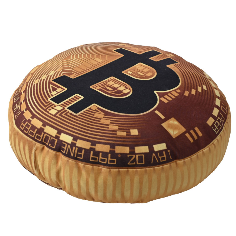 3D polštář Bitcoin