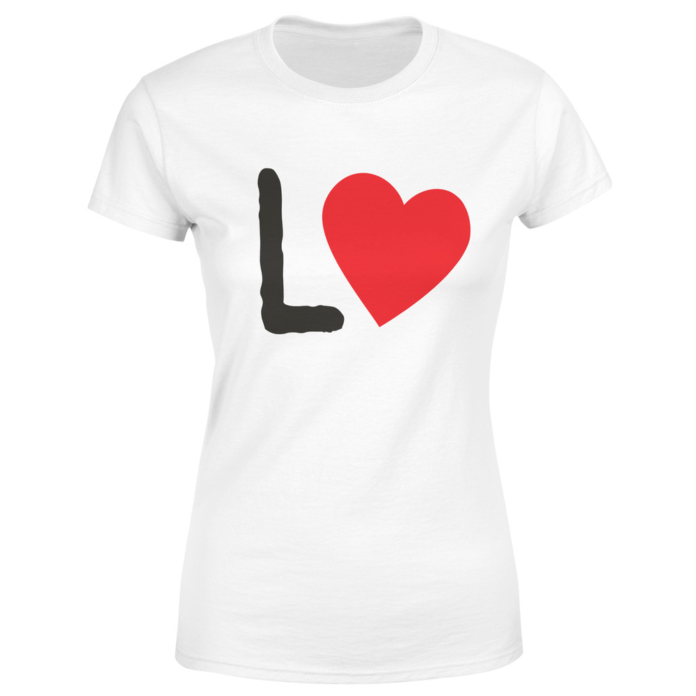 Tričko Love LO - dámské (Velikost: XL, Barva trička: Bílá)