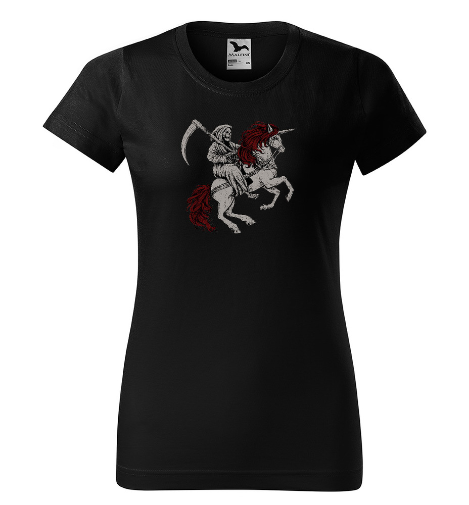 Tričko Gothic unicorn (Velikost: S, Typ: pro ženy)