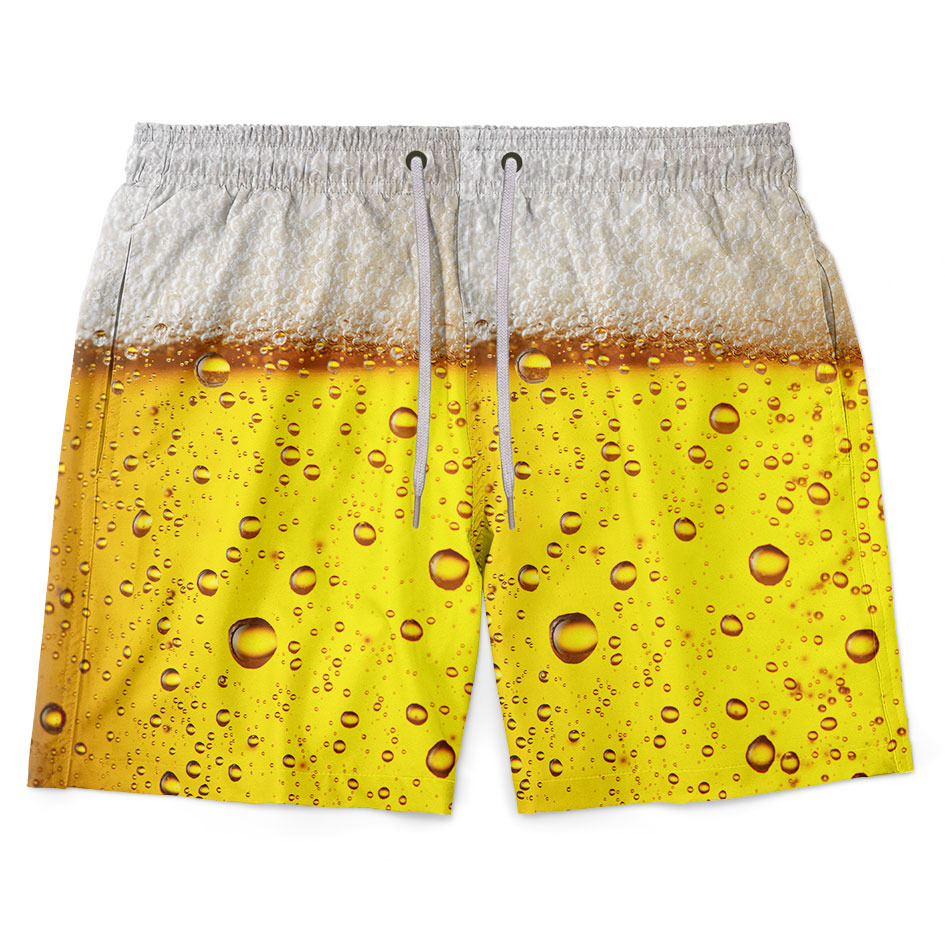 Pánské plavky short – Pivo (Velikost: L)
