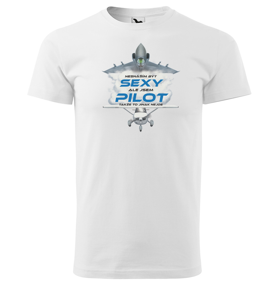 Tričko Sexy pilot – pánské (Velikost: M)