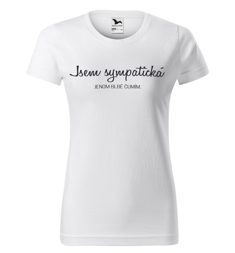 Tričko Jsem sympatická - dámské (Velikost: XL)