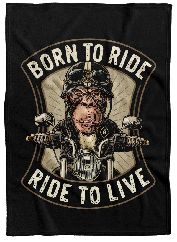 Deka Born to ride (Podšití beránkem: NE)