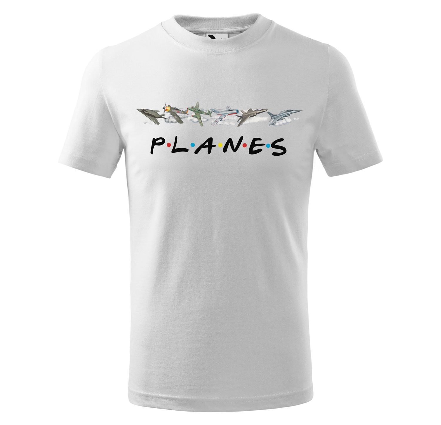 Tričko Planes - dětské (Velikost: 134, Barva trička: Bílá)