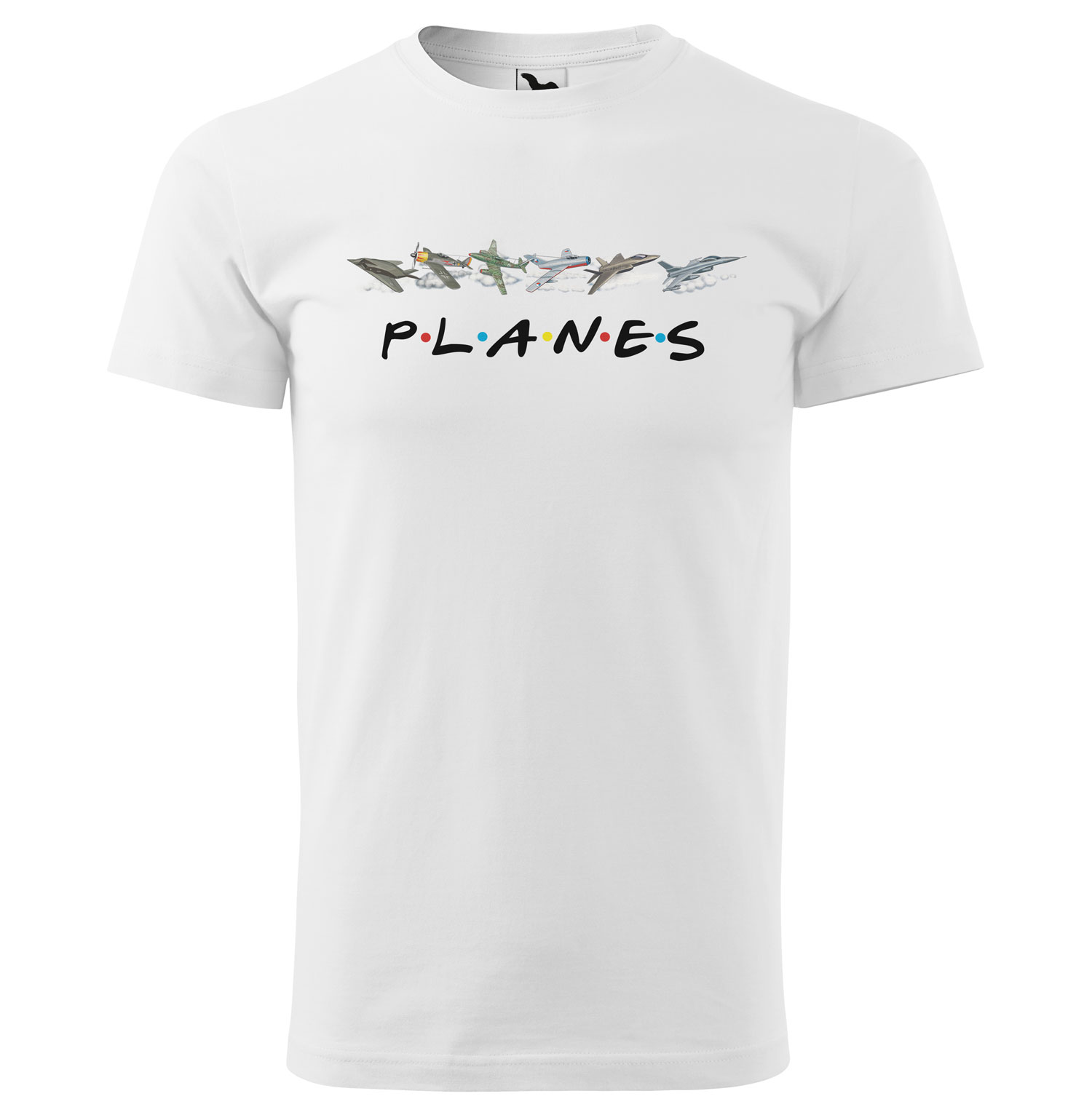 Tričko Planes (Velikost: M, Typ: pro muže, Barva trička: Bílá)