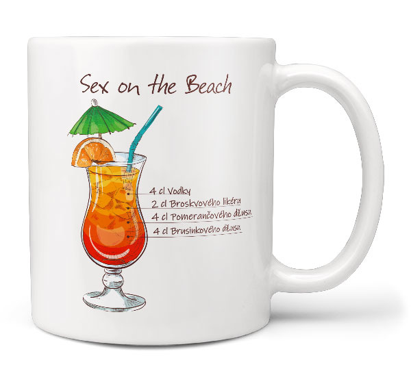 Hrnek Sex on the beach (Náplň hrníčku: Žádná)