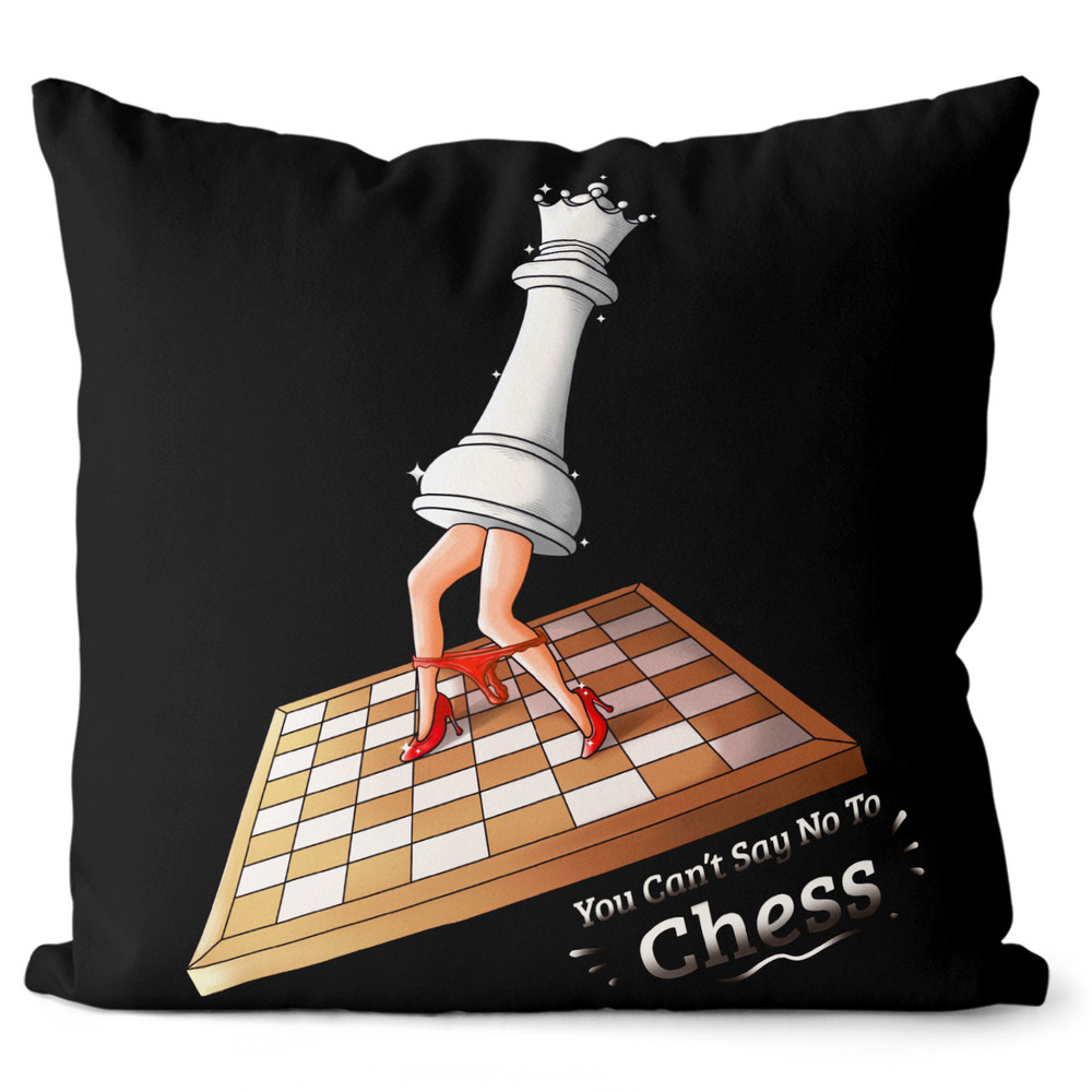 Polštářek Sexy šachy (Velikost: 55 x 55 cm)