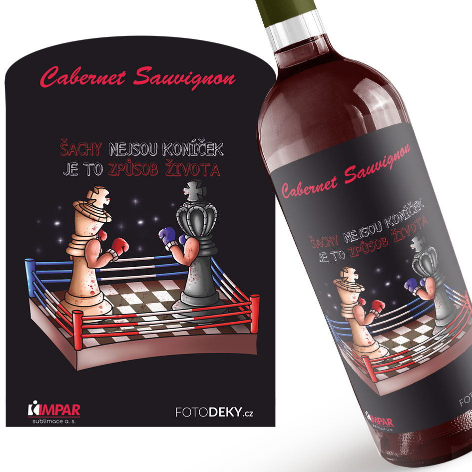Víno Šachy a život (Druh Vína: Červené víno)