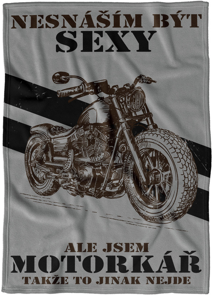 Deka Sexy motorkář (Podšití beránkem: NE)
