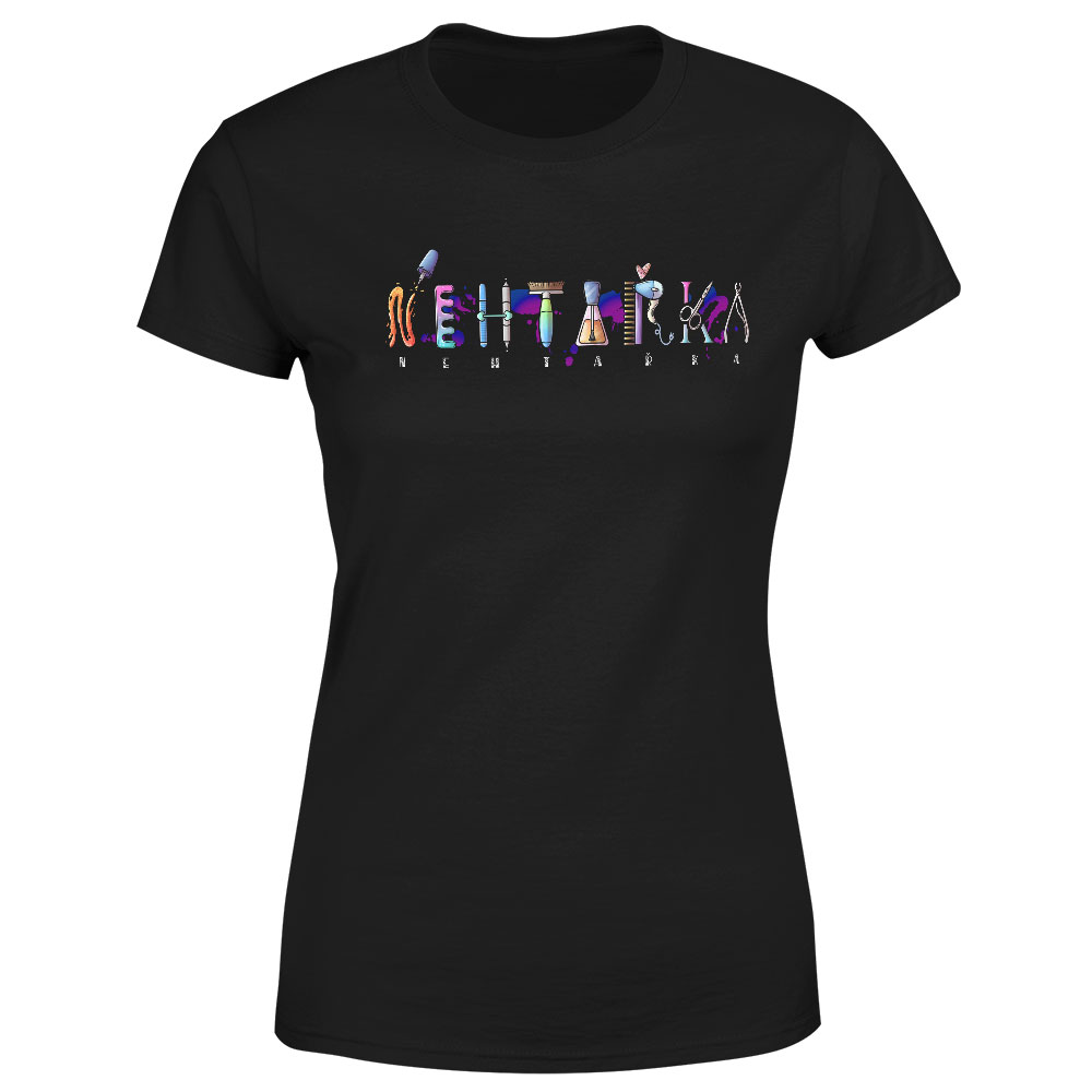 Tričko Nehtařka – dámské (Velikost: XL, Barva trička: Černá)