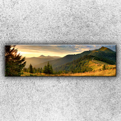 Foto na plátno Slunné hory 1 140x40 cm