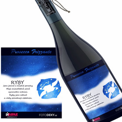 Víno Ryby (21.2. - 20.3.) - Modré provedení