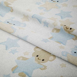Nepromokavá tkanina – Teddy bear (blue)