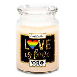 Svíčka LGBT Love is love