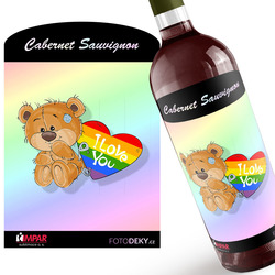 Víno LGBT I love you