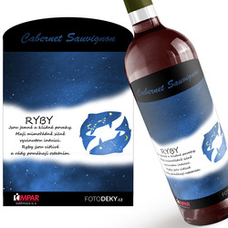 Víno Ryby (21.2. - 20.3.) - Modré provedení