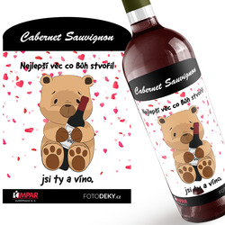 Víno Medvídek s vínem