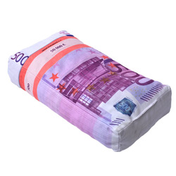 3D polštář Bankovky 500€