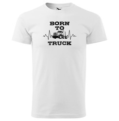 Tričko Born to truck - pánské