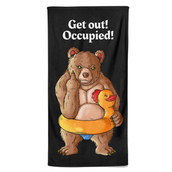 Osuška Get out – occupied