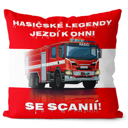 Polštář Hasičské legendy – Scania