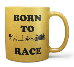 Hrnek Born to race - zlatý