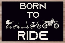 Prostírání Born to ride motocross