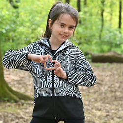 Dětská softshellová bunda – Zebra